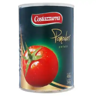 Supermercado Taquaral Tomate pelado costazzurra lata 400g oferta