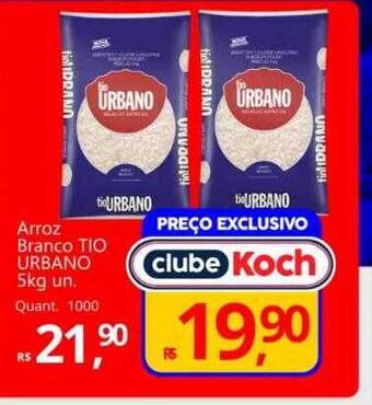 Supermercados Koch Arroz branco tio urbano oferta