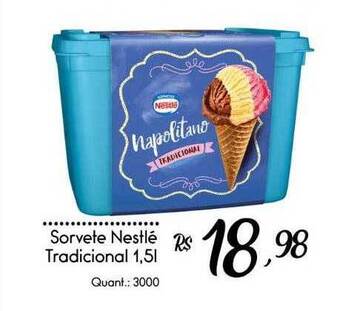 Giassi Supermercados Sorvete nestlé tradicional oferta