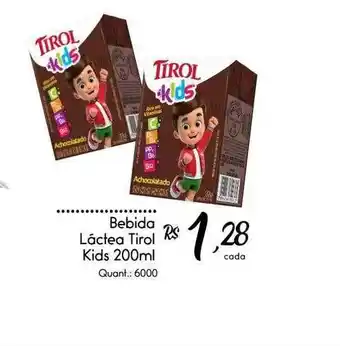 Giassi Supermercados Bebida láctea tirol kids oferta