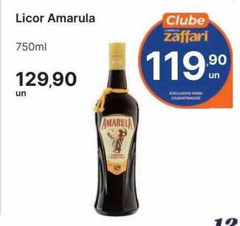 Zaffari Licor amarula oferta