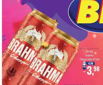 Cerveja brahma chopp latão