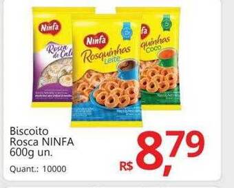 Biscoito rosca ninfa