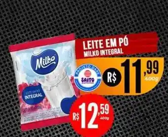 Leite em pó milko integral