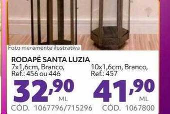 Rodapé santa luzia