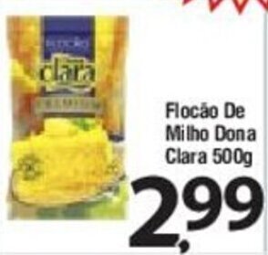 O Boticário Flocão de Milho Dona Clara 500g oferta