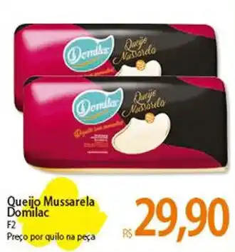 Atacadão Queijo Mussarela Domilac F2 oferta