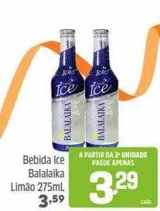 Arena Atacado Bebida ice balalaika limão oferta