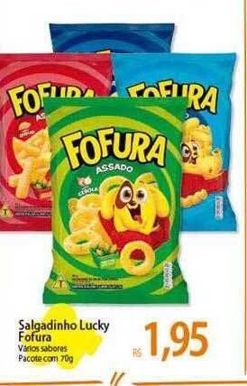 Atacadão Salgadinho lucky fofura oferta