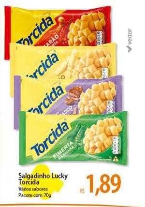 Atacadão Salgadinho lucky torcida oferta