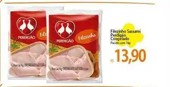Atacadão Filezinho sassami perdigão congelado oferta
