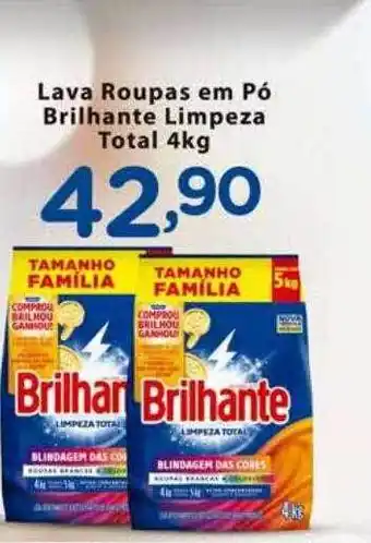 Confiança Supermercados Lava roupas em pó brilhante limpeza total oferta