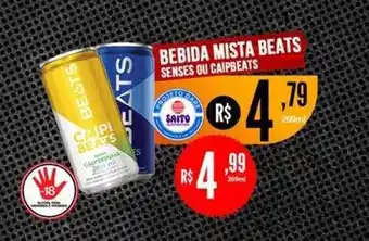 Bebida mista beats senses ou caipbeats