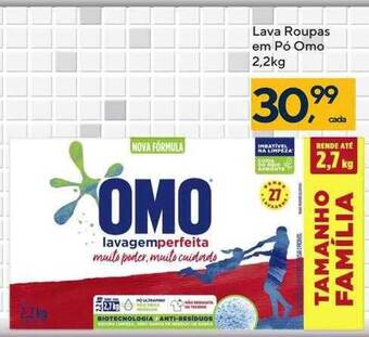 Coop Lava roupas em pó omo oferta