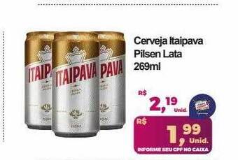 Semar Supermercado Cerveja itaipava pilsen lata oferta