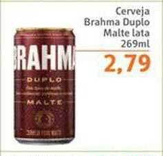 Sonda Cerveja brahma duplo malte lata oferta