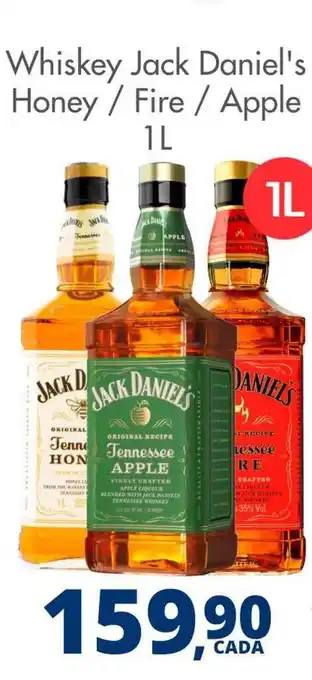 Delta Supermercados Whiskey jack daniel's honey fire apple oferta