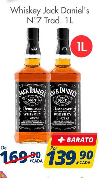 Delta Supermercados Whiskey jack daniel's n°7 trad. oferta