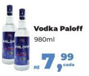 Supermercados Mateus Vodka Paloff 980ml oferta