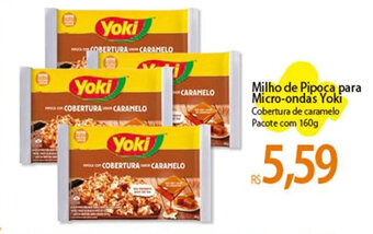 Atacadão Milho de Pipoca para Micro Ondas Yoki 100g oferta