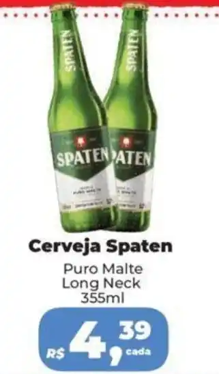 Supermercados Mateus Cerveja Spaten 355ml long neck oferta