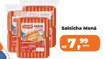 Supermercados Mateus Salsicha Maná oferta