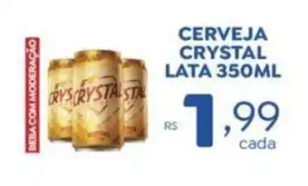 Bahamas Supermercados Cerveja Crystal Lata 350ml oferta