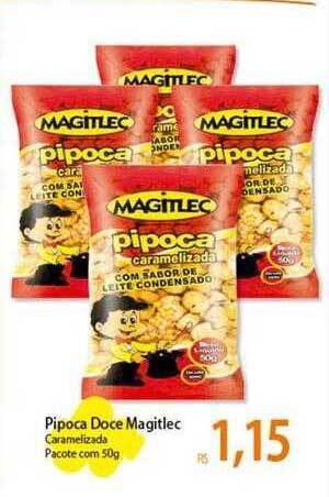 Atacadão Pipoca doce magitlec oferta