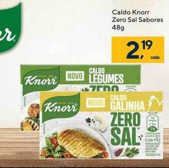 Coop Caldo knorr zero sal sabores oferta
