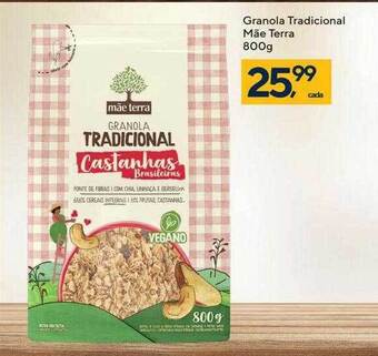 Coop Granola tradicional mãe terra oferta