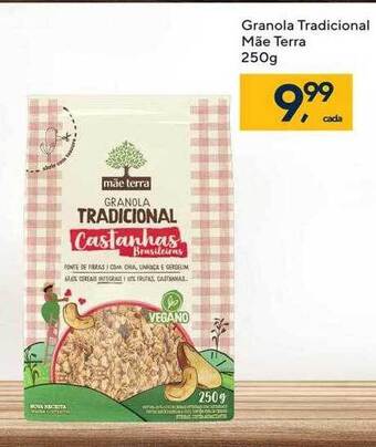 Coop Granola tradicional mãe terra oferta