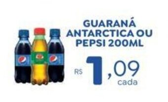 Bahamas Supermercados Guaraná Antarctica ou Pepsi 200ml oferta
