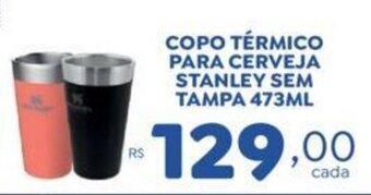 Bahamas Supermercados Copo Térmico Para Cerveja Stanley sem Tampa 473ml oferta