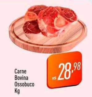 Supermercados Pague Menos Carne bovina ossobuco oferta