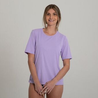 Decathlon Camiseta feminina de surf com proteção uv50+ oferta