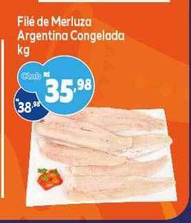 GoodBom Filé de merluza argentina congelada kg oferta