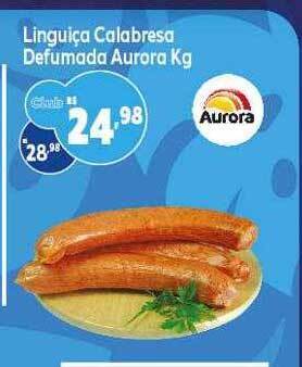 GoodBom Linguiça calabresa defumada aurora kg oferta