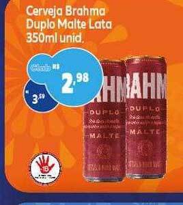 GoodBom Cerveja brahma duplo malte lata oferta