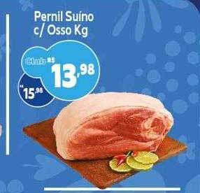 GoodBom Pernil suíno c-osso kg oferta