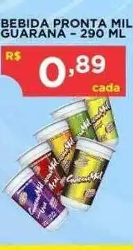 Bramil Supermercados Bebida pronta mil guaraná oferta