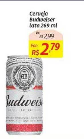 Comper Cerveja budweiser lata oferta