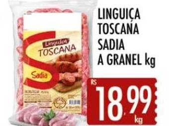 Linguiça toscana sadia a granel kg