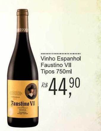 Vinho espanhol faustino vii tipos