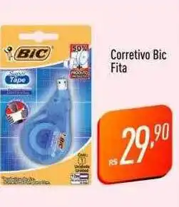Supermercados Pague Menos Corretivo bic fita oferta