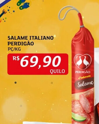 Assaí Atacadista Salame Italiano Perdigão pç/kg oferta