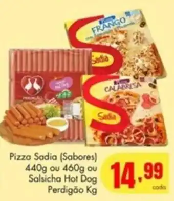 Pizza Sadia 440/460g ou Salsicha Hot Dog Perdigão 1kg