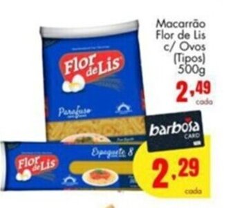 Macarrão Flor de Lis c/ ovos 500g