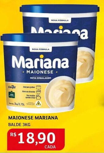 Assaí Atacadista Maionese Mariana 3kg oferta