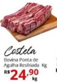 Costela bovina ponta de agulha resfriada 1kg