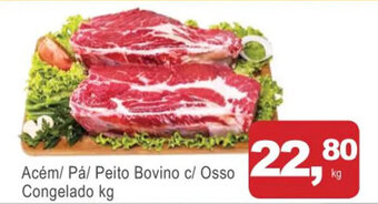 Mineirão Atacarejo Acém/ Pá/ Peito Bovino c/ osso cong. 1kg oferta